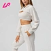 cropped fit hoodie