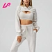 cropped fit hoodie